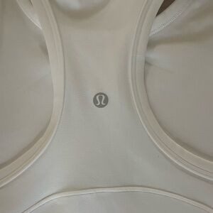 lululemon athletica White Sports tank - CUTE for GAMEDAY